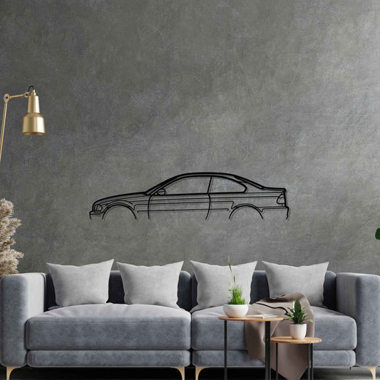E46 Coupe Classic metal wall art silhouette by TorqueX - photo 2