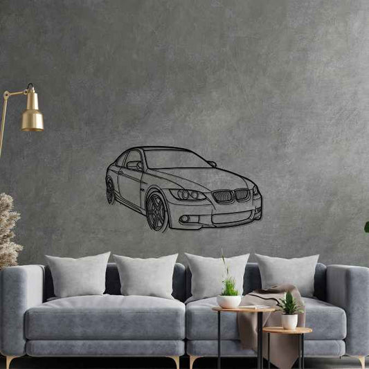 335xi E92 2010 Angle metal wall art silhouette by TorqueX - photo 2