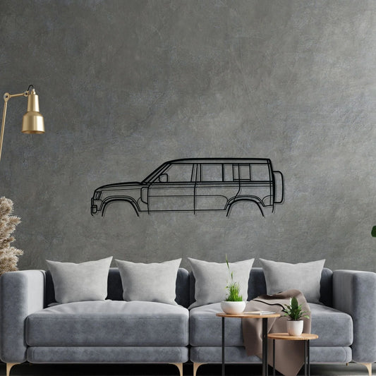 Land Rover Land Defender D110 Classic metal wall art silhouette by TorqueX - photo 2