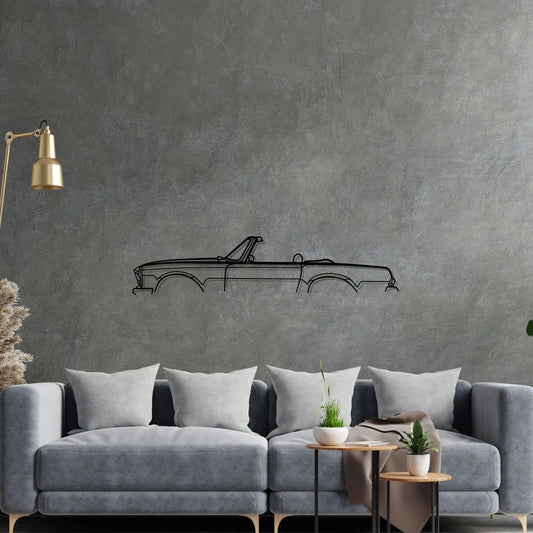 Mercedes SL Pagoda Classic metal wall art silhouette by TorqueX - photo 2