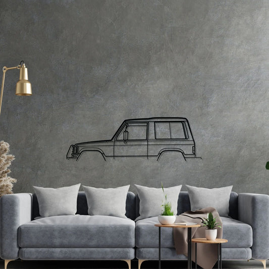 Pajero 1987 Classic metal wall art silhouette by TorqueX - photo 2