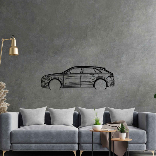 RSQ8 2022 Detailed Silhouette Metal Wall Art