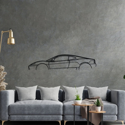 360 Modena Classic Silhouette Metal Wall Art