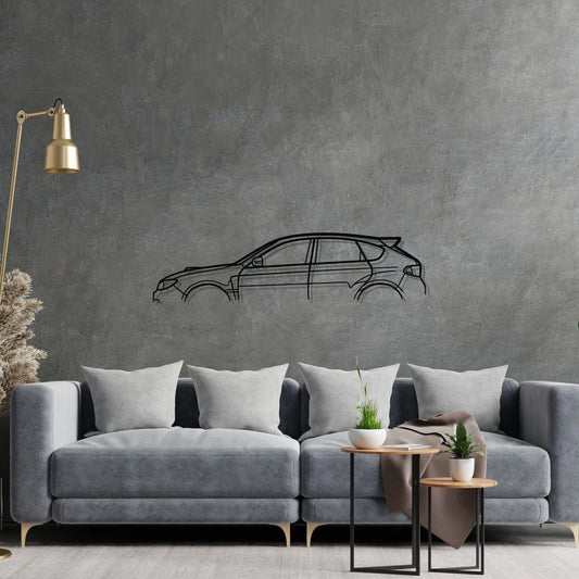 Subaru Impreza WRX STI GR Classic metal wall art silhouette by TorqueX - photo 2