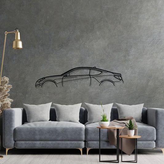 Genesis Coupe Classic metal wall art silhouette by TorqueX
