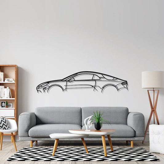 Alpine A110 Classic metal wall art silhouette by TorqueX