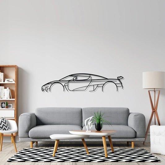 Agera R Classic metal wall art silhouette by TorqueX