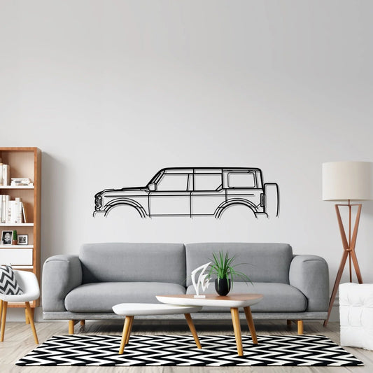 Bronco Classic metal wall art silhouette by TorqueX
