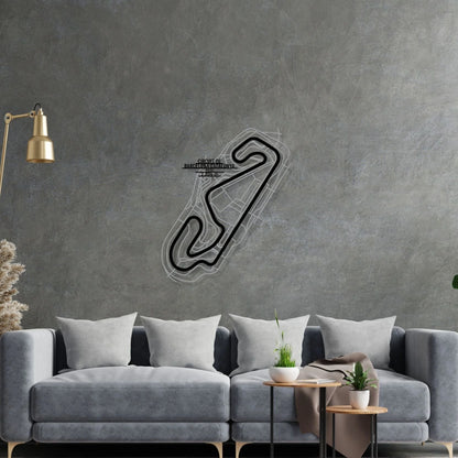 Circuit de Barcelona-Catalunya Metal Wall Art