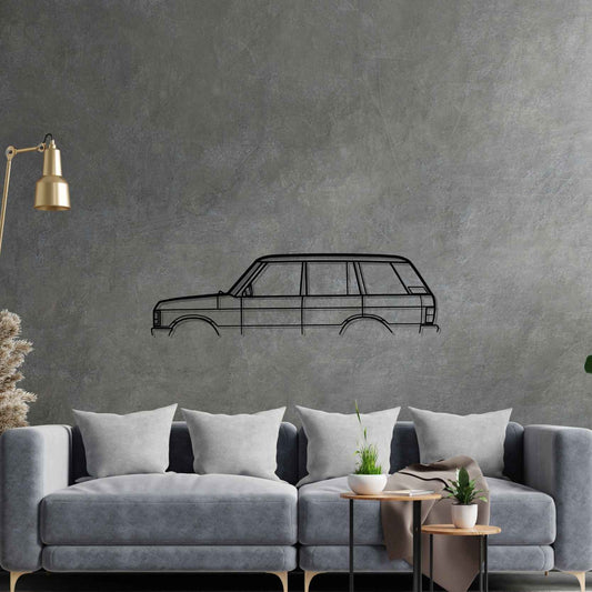 Range Rover Classic LWB metal wall art silhouette by TorqueX