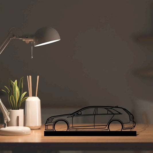 CTS-V WAGON Silhouette Metal Art Stand