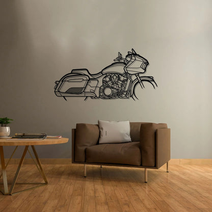Dark Horse Silhouette Metal Wall Art