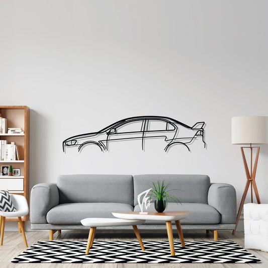 EVO X Classic metal wall art silhouette by TorqueX