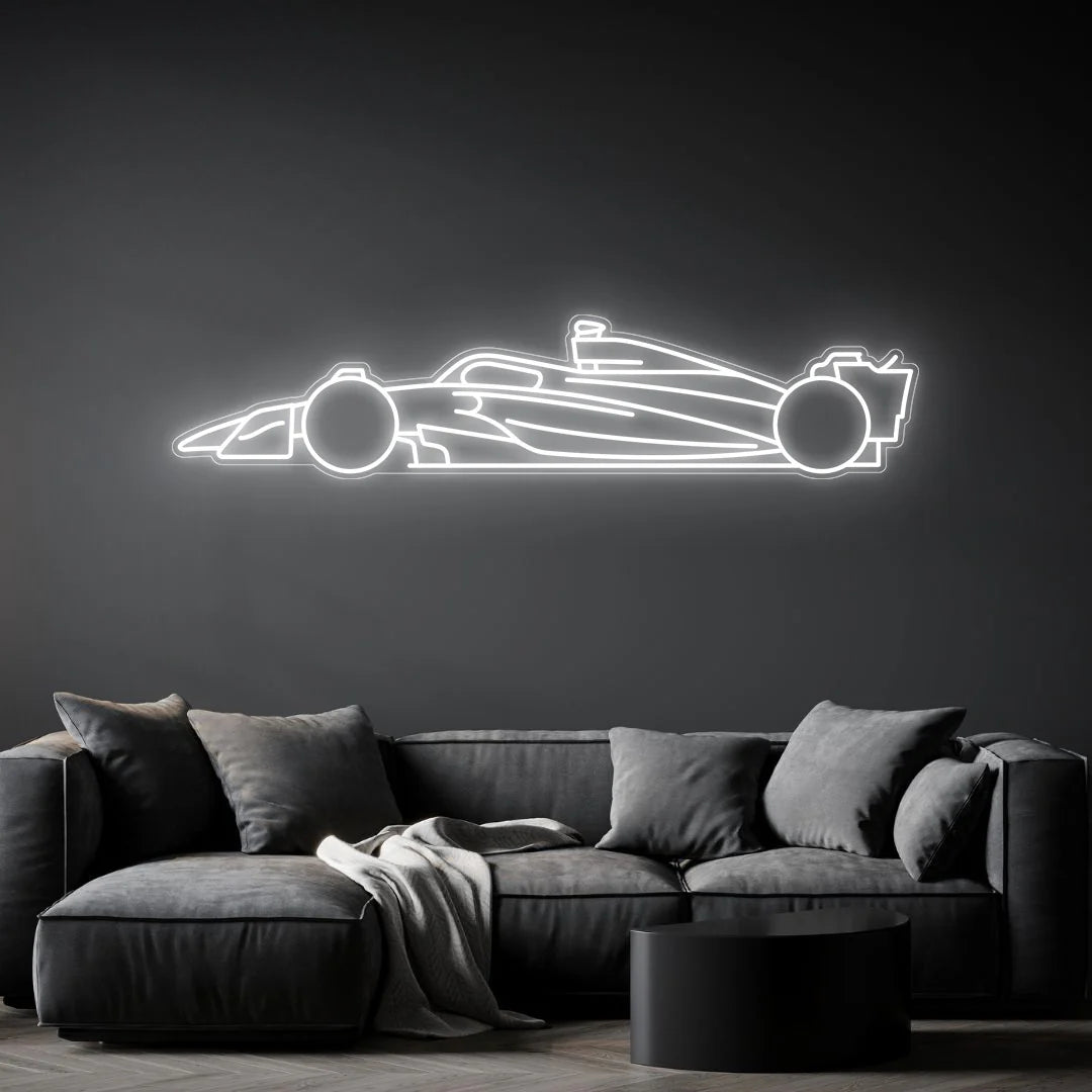 Formula F1 2025 Neon Silhouette