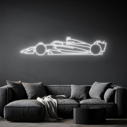 Formula F1 2025 Neon Silhouette