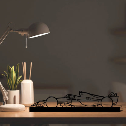 F1 2022 Mercedes Silhouette Metal Art Stand