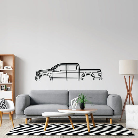 F150 Limited Classic metal wall art silhouette by TorqueX