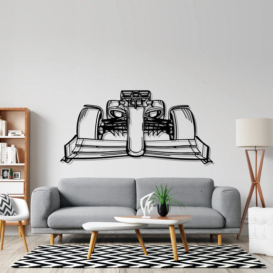 Formula 1 2022 concept metal wall art silhouette by TorqueX