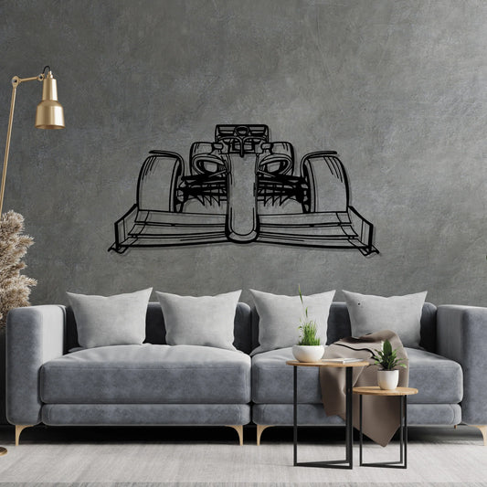Formula 1 2022 concept metal wall art silhouette by TorqueX - photo 2