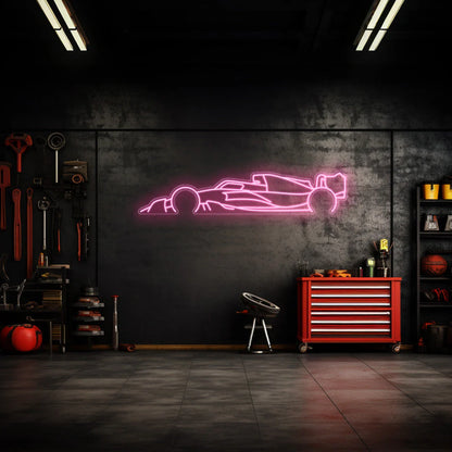 F1 2022 Neon Silhouette