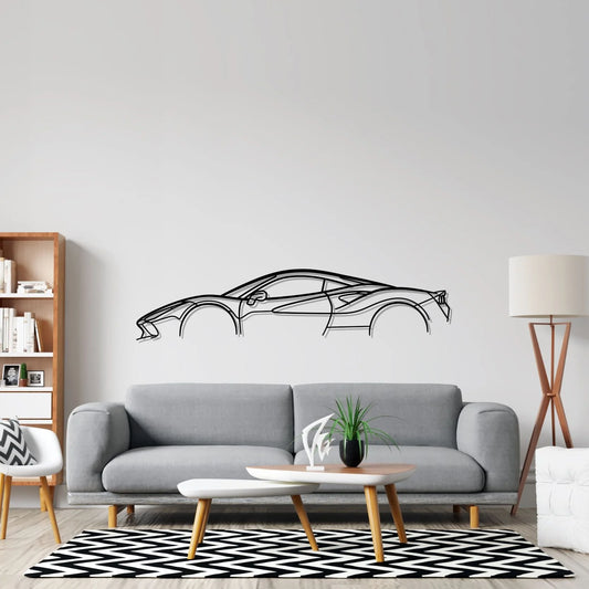 F8 Classic metal wall art silhouette by TorqueX