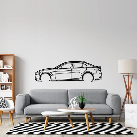 Giulia Detailed metal wall art silhouette by TorqueX