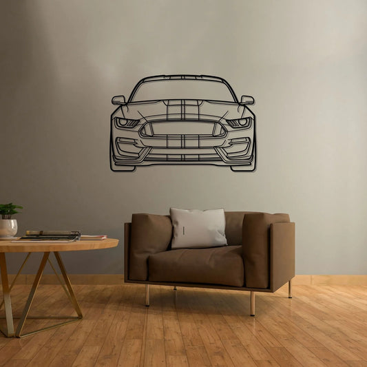 GT350 Front metal wall art silhouette by TorqueX