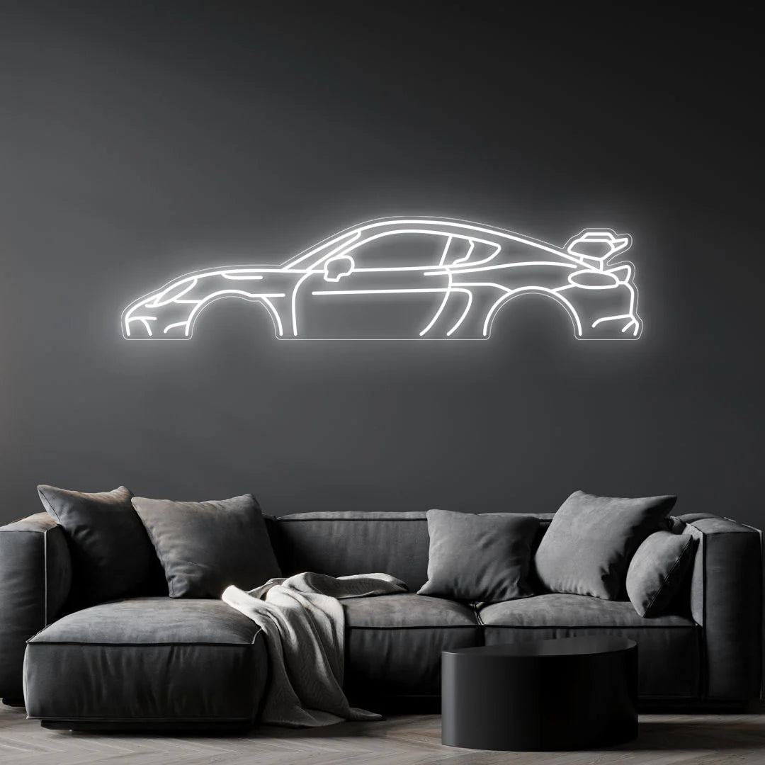 Cayman 718 GT4 RS Neon Silhouette