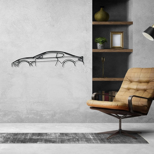 Maserati GranTurismo Classic metal wall art silhouette by TorqueX