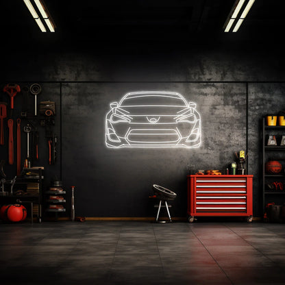 GT86 Front Neon Silhouette