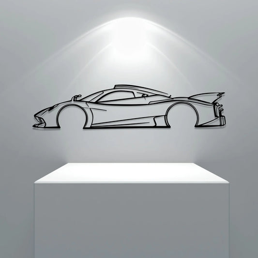 Pagani Huayra R Classic metal wall art silhouette by TorqueX - photo 2