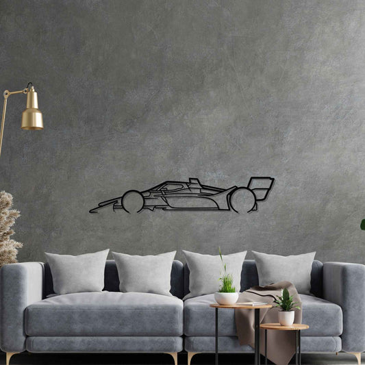 Indy Car 2022 Classic metal wall art silhouette by TorqueX - photo 2