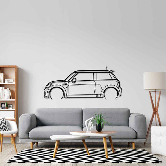 Cooper JCW 2010 Detailed metal wall art silhouette by TorqueX