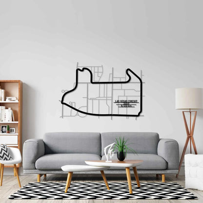 Las Vegas Circuit 2023 Metal Wall Art