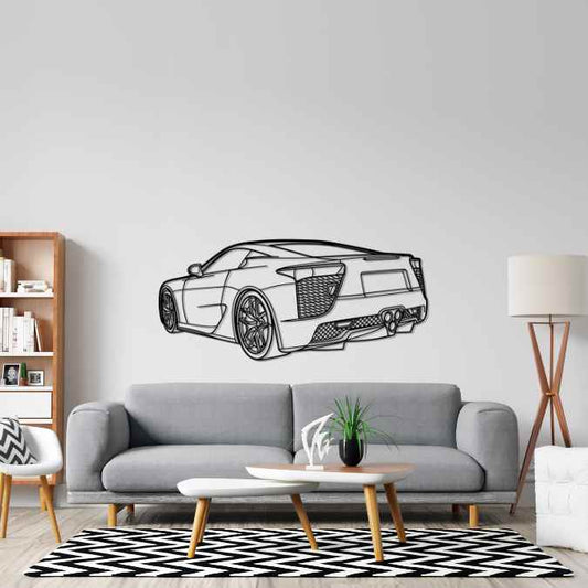LFA Back Angle metal wall art silhouette by TorqueX