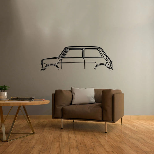 Mini Classic metal wall art silhouette by TorqueX - photo 2