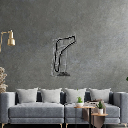 Monza Circuit Metal Wall Art