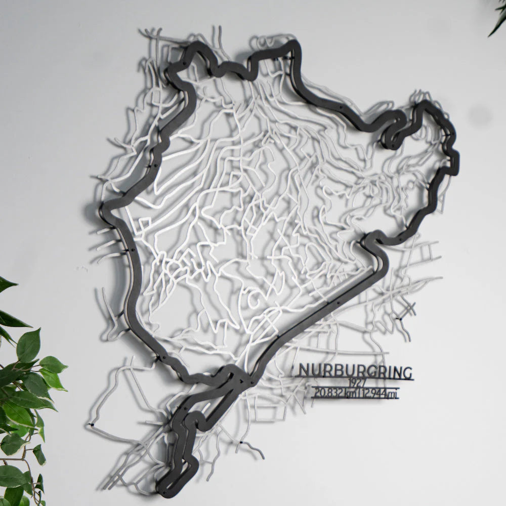 NÃ¼rburgring Nordschleife Metal Wall Art