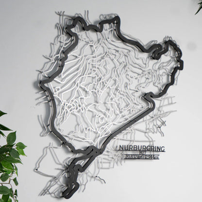 NÃ¼rburgring Nordschleife Metal Wall Art