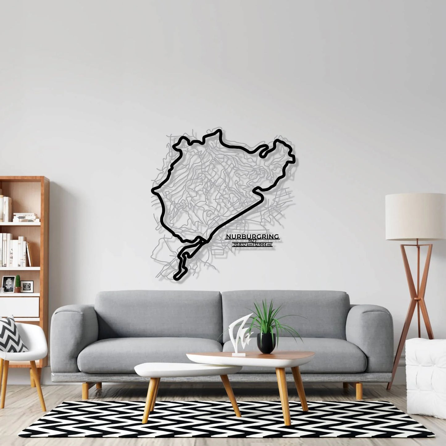 NÃ¼rburgring Nordschleife Metal Wall Art