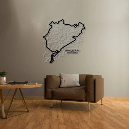 NÃ¼rburgring Nordschleife Metal Wall Art