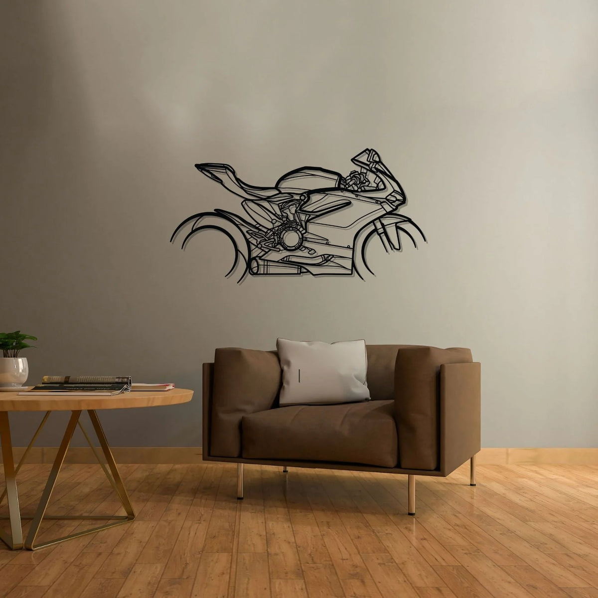 Panigale 1299 2016 Silhouette Metal Wall Art