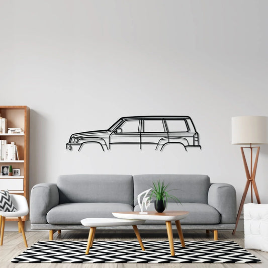 Patrol Super Safari Classic metal wall art silhouette by TorqueX