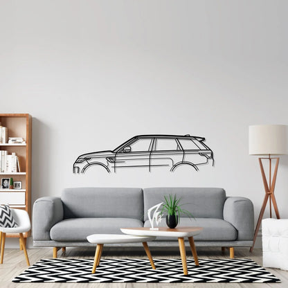 Range SVR Classic Silhouette Metal Wall Art