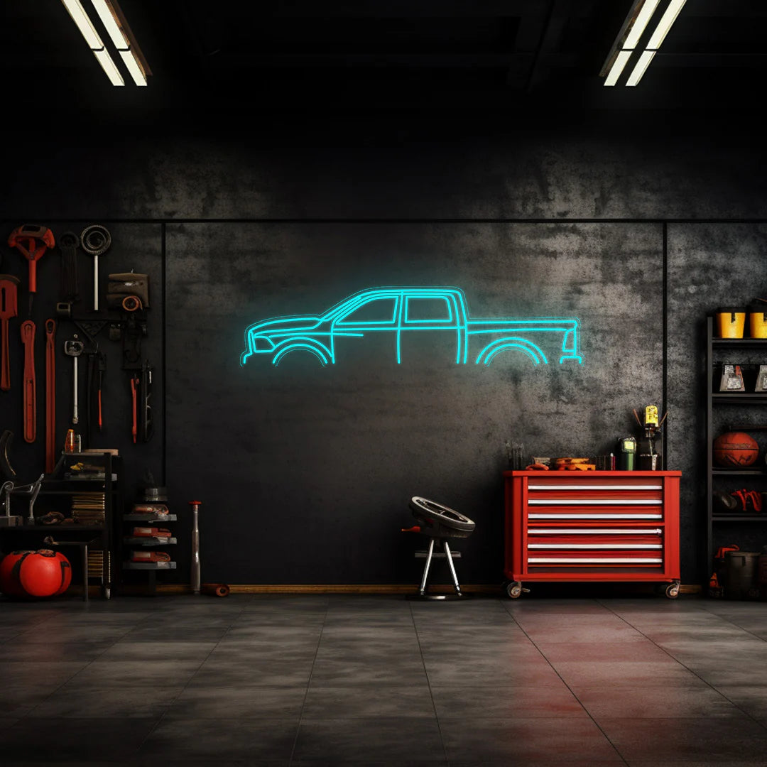 RAM 1500 2010 Neon Silhouette