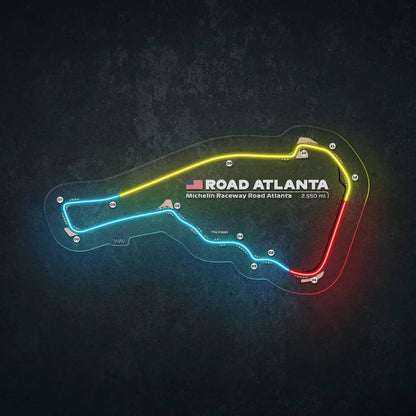 Road Atlanta Neon Race Track