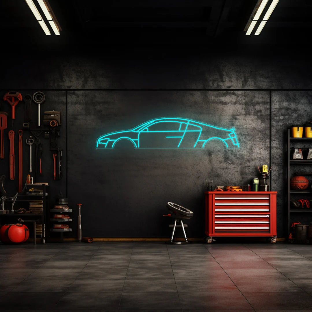 R8 2014 Neon Silhouette