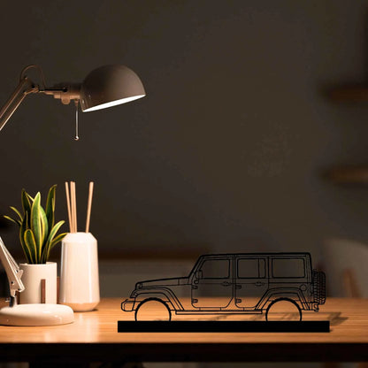 Wrangler 2015 Silhouette Metal Art Stand