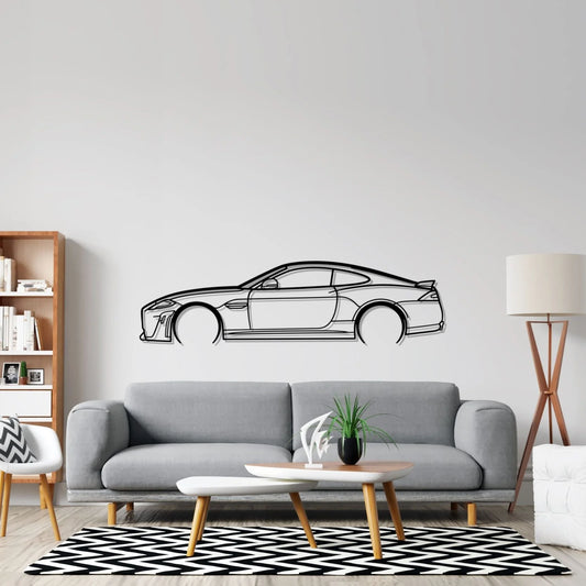 XKRS Detailed metal wall art silhouette by TorqueX
