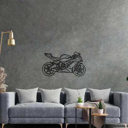 Ninja XR6 (636) 2016 Silhouette Metal Wall Art